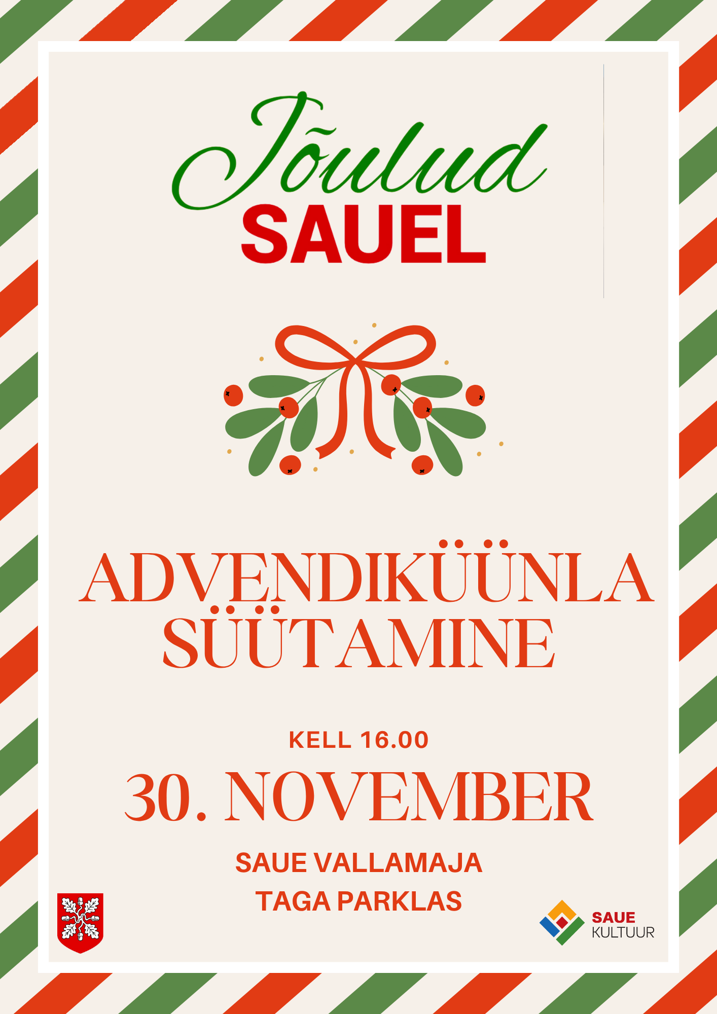 1. advendi küünla süütamine Sauel