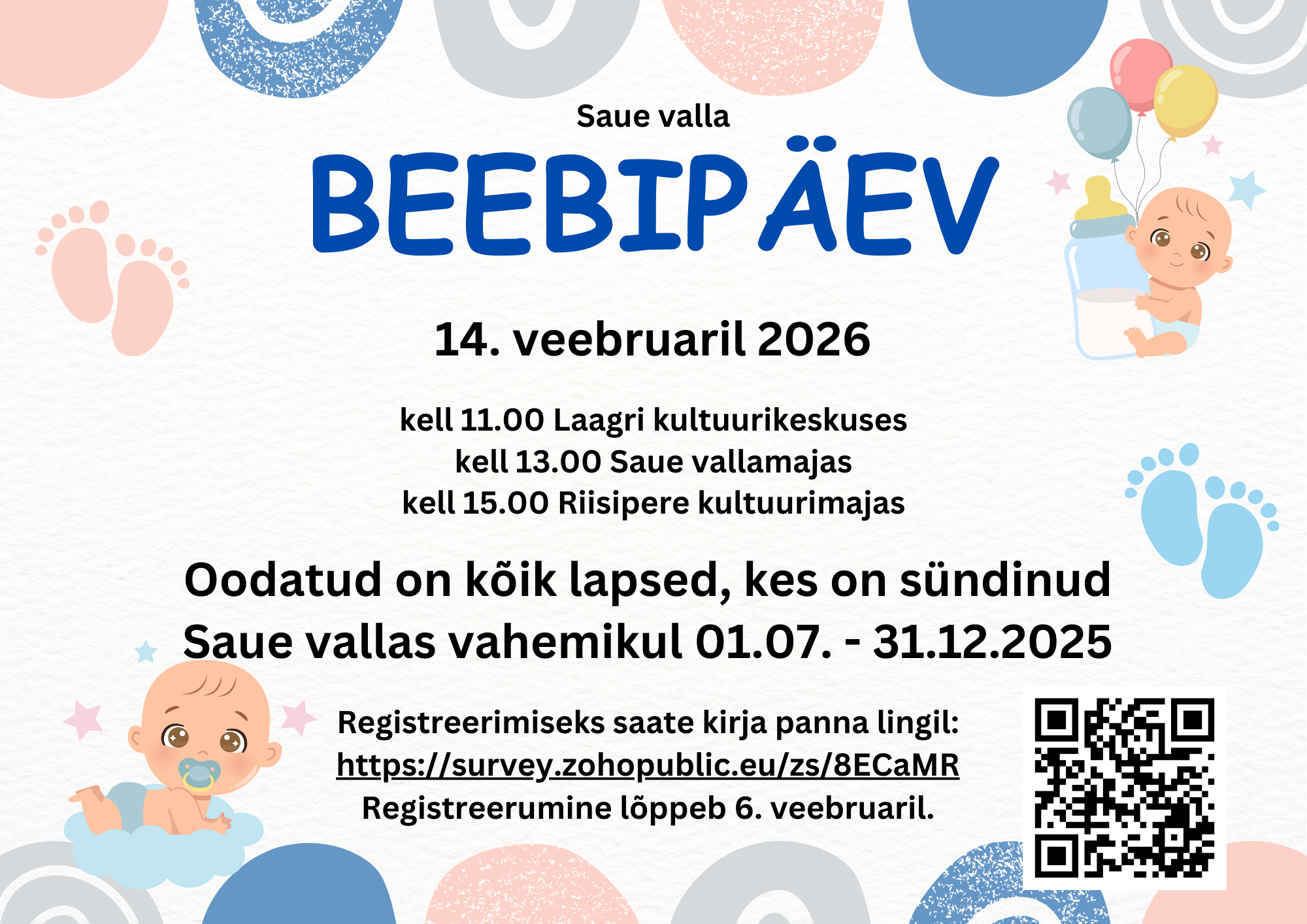 Kutsume beebipeole kõige väiksemaid sauevallakaid!