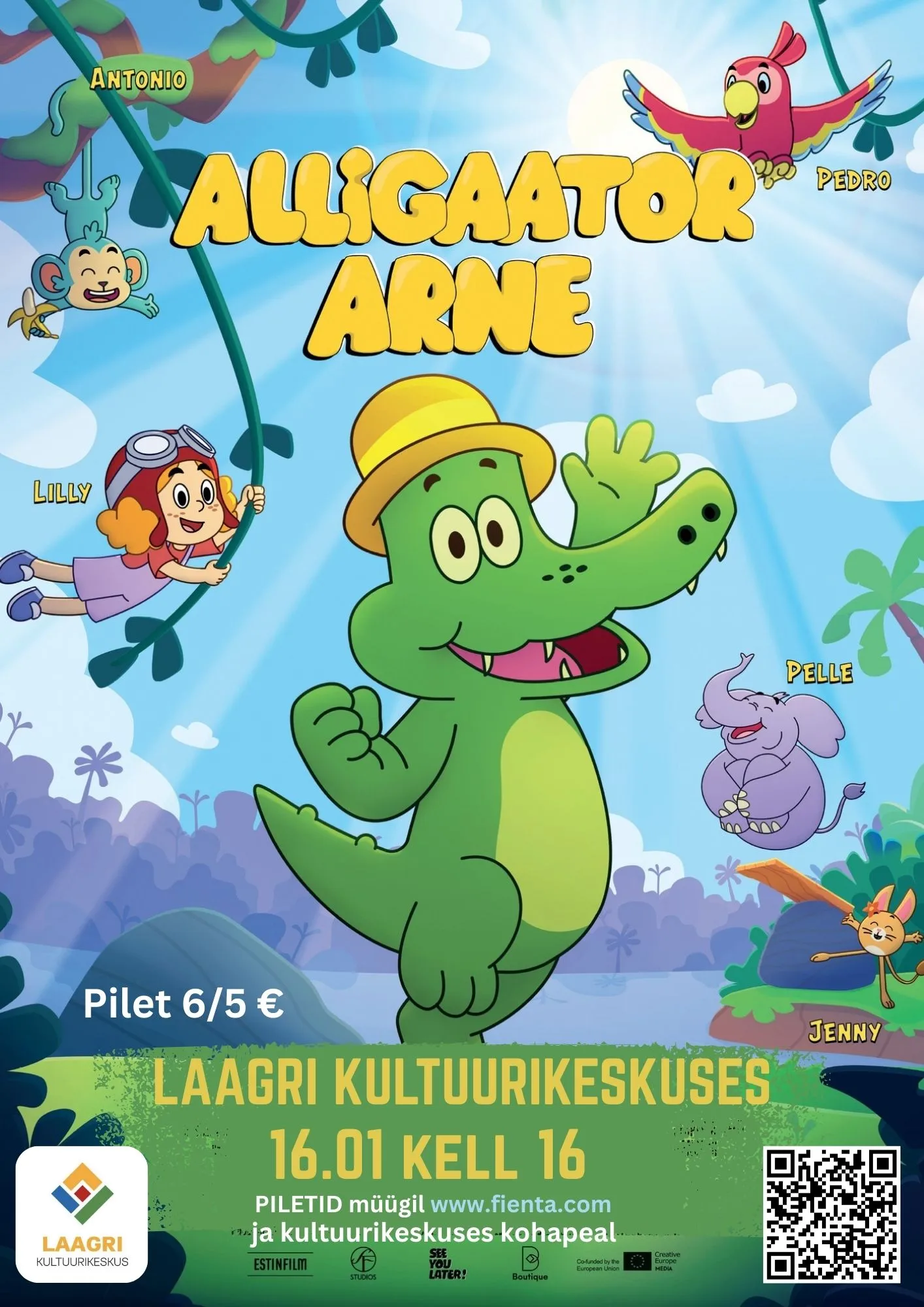 KINO: lastefilm “Alligaator Arne”