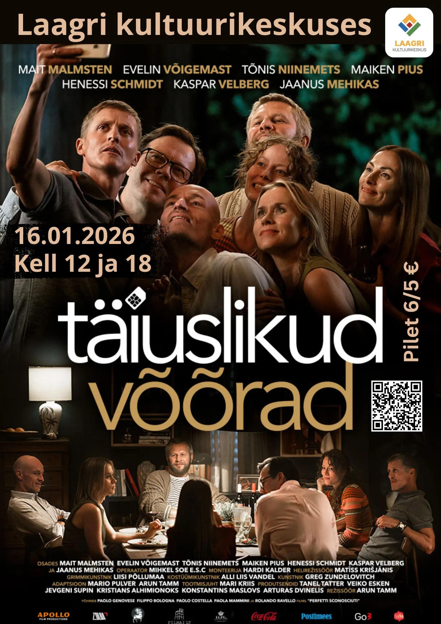 KINO: “Täiuslikud võõrad”